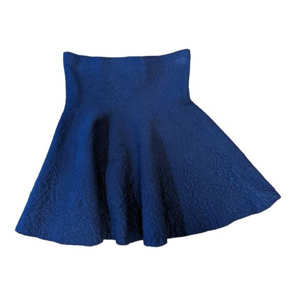 Love Tree Skirt Knitting Woolen Midi Skirt  High Waist Casual Pleated Elastic Fl - Picture 1 of 5